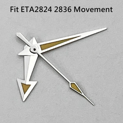 Arrow Watch Hands Silver/Blue/Gold Fit NH35 NH36 PT5000 ETA2836 2824 DG2813 3804 Miyota8215 8205 821A Movement Watch Accessories