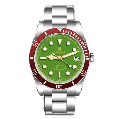Corgeut Watch Diver CG2074 39mm NH35A Sapphire Crystal  Ceramics Bezel 10Bar SUB