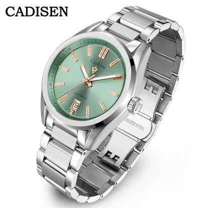 CADISEN C8227 Dress Watch Luminous NH35 AR Sapphire 10Bar 40MM