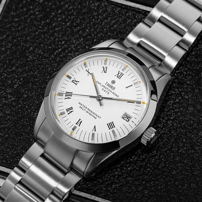 THORN T004 Dress Watcg PT5000 Automatic Domed Sapphire Luminous 10Bar 34MM