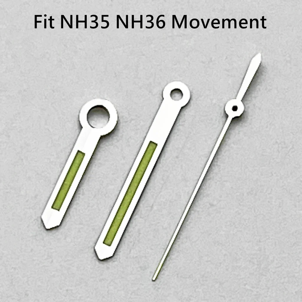 NH35 Hands Silver/Blue Watch Hands Fit NH35 NH36 PT5000 ETA2836 2824 DG2813 3804 Miyota8215 8205 821A Movement Watch Accessories