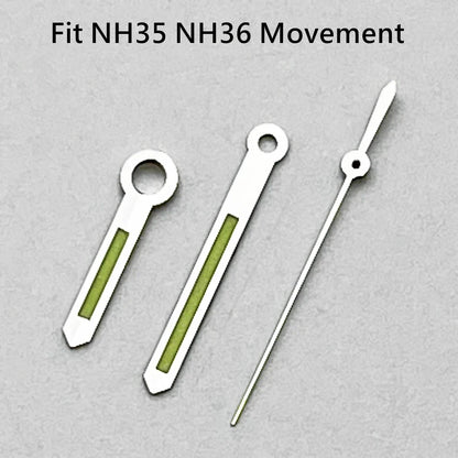 NH35 Hands Silver/Blue Watch Hands Fit NH35 NH36 PT5000 ETA2836 2824 DG2813 3804 Miyota8215 8205 821A Movement Watch Accessories