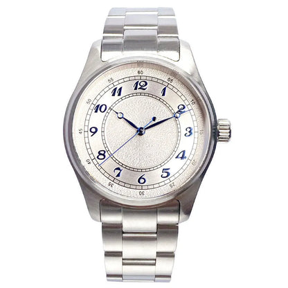 Tandorio TD191B Pilot Watch Stainless Steel 39mm 20ATM NH35A PT5000 20bar Sapphire