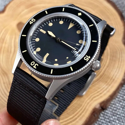 Tandorio Fifty FATHOMS Diver TD223 20bar NH35 PT5000 Sapphire 40mm