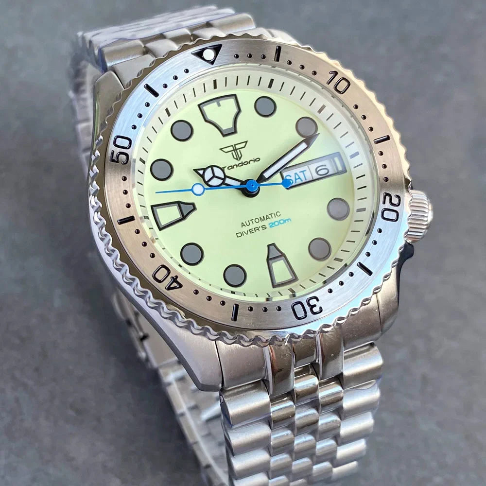 Tandorio SKX Diver TD255 41mm Sapphire 200m waterproof NH36A Rotating Bezel