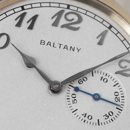 Baltany  Dress Watches Man S4046 1921 Sub-second Homage ST1701 Stainless Steels Classic Square Case Vintage Mechanical Watch