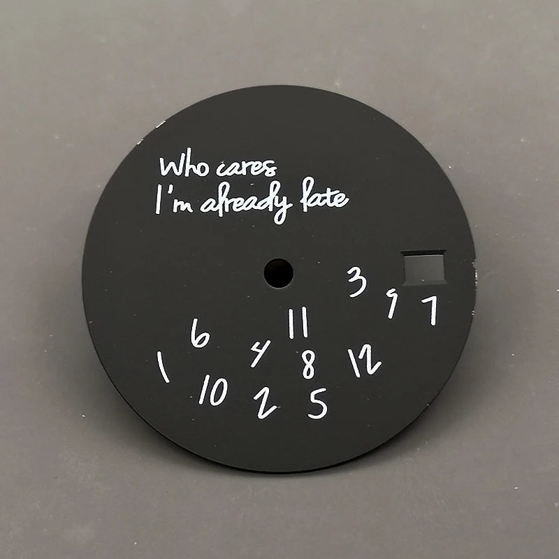 Dial 28.5mm DIY Watch Dial Fits NH35 NH36 Japan Movement SKX007 SKX009 SRPD Watch Case Dial Replace Parts