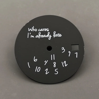 Dial 28.5mm DIY Watch Dial Fits NH35 NH36 Japan Movement SKX007 SKX009 SRPD Watch Case Dial Replace Parts