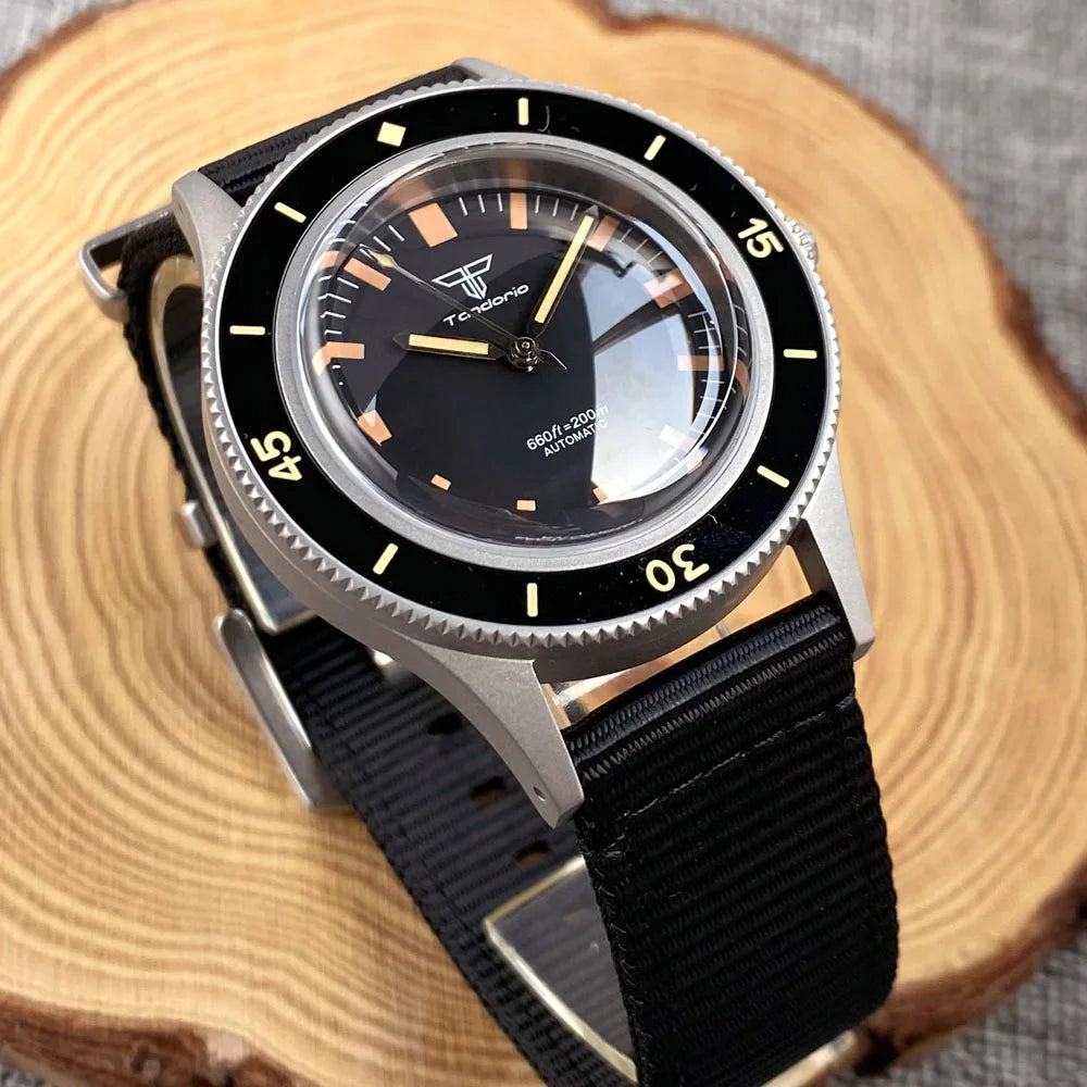 Tandorio Fifty FATHOMS Diver TD223 20bar NH35 PT5000 Sapphire 40mm