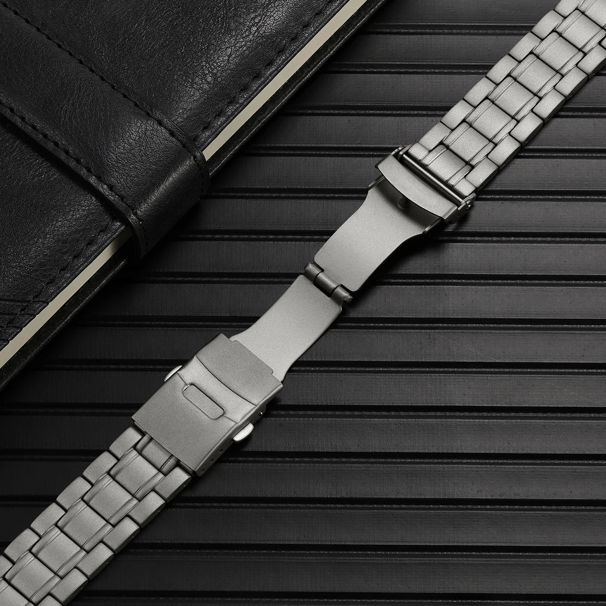 20mm Full Titanium Bands for Watch with Titanium Clasp  Bracelet