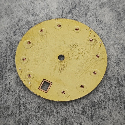 NH35 Watch Dial Watch Hands 28.5mm Diamond Inlaid Shell of Pearl Pattern Surface Watch Accessories for NH35/NH36 Movement