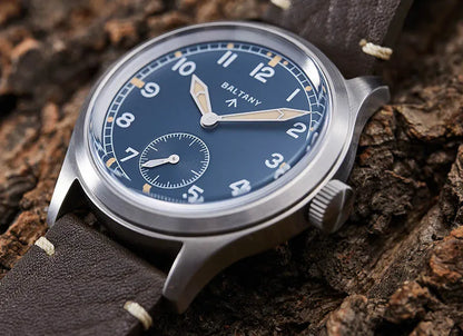 Baltany S2032 D12 Minitary Wristwatches VD78 Sapphire Crystal Swiss Luminou Leather 20ATM Stainless Steel Quartz Vintage Watches