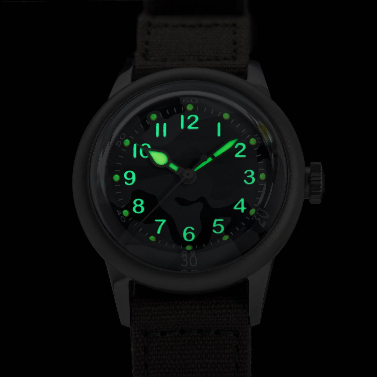 THORN SHY040 A11 Titanium Pilot Watch Military Retro NH35 AR Sapphire Luminous bullet in the back