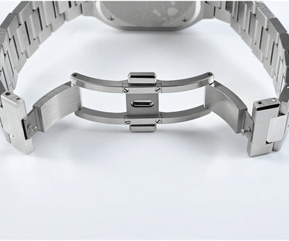 San Martin Square Watch SN0074G 40mm PT5000 Sw200  Automatic 10 Bar BGW-9 Lume