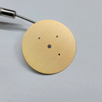 Vertical Texture 31.8mm Blank Watch Dial Gold/ Silver/ Rose Watch Faces for VK63 Movement DIY Accessories Without Numbers Dial