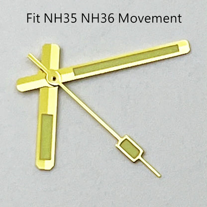 NH35 Luminous Watch Hands Fit NH35 NH36 PT5000 ETA2836 2824 DG2813 3804 Miyota8215 8205 821A Movement Watch Accessories