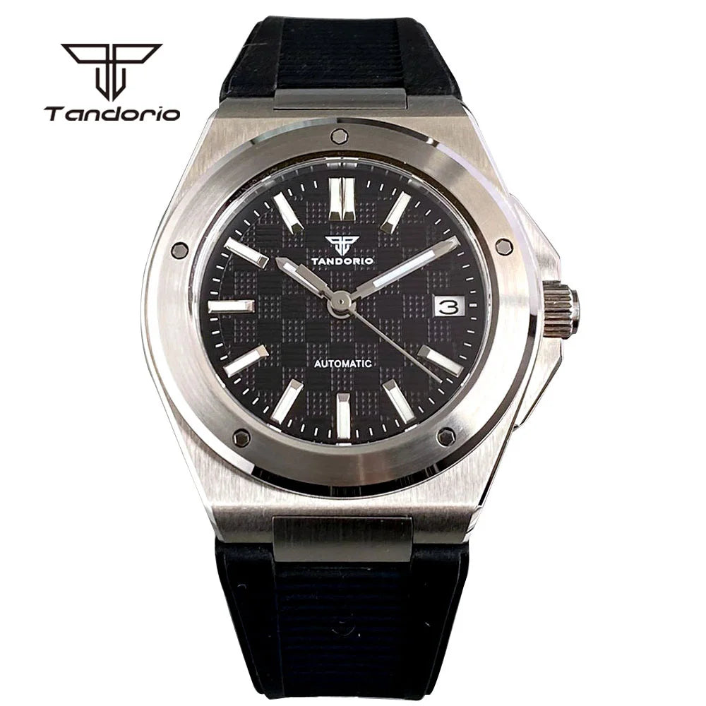 Tandorio Engineer Watch TD331B Seiko NH35 Sapphire Dress 40MM