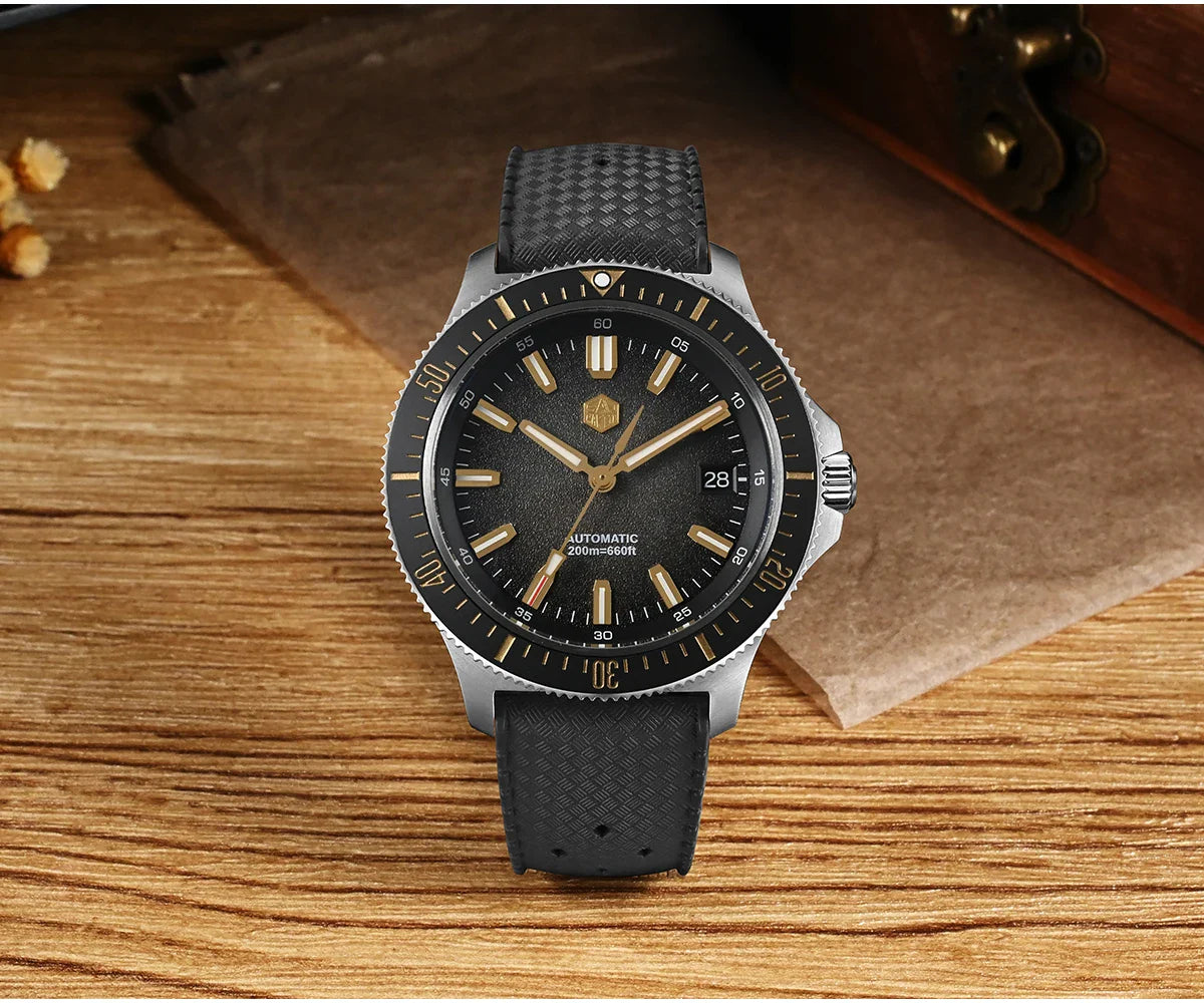 San Martin Diver SN0118G 40mm Original Design Fruit Series  NH35 Automatic 20Bar AR Sapphire BGW Luminous SN0118