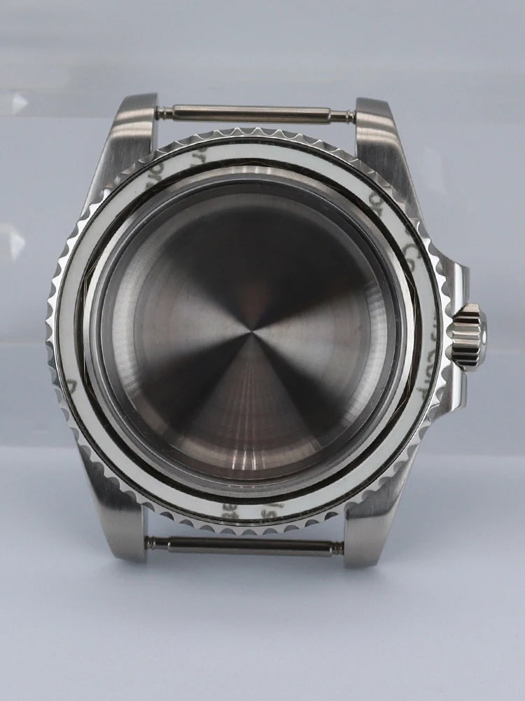 NH35 40mm SUB Black Ceramic Insert Watch Case Sapphire For NH34 NH35 NH36 NH38 4R36 Miyot8215 ETA2824 Movement 20ATM Waterproof