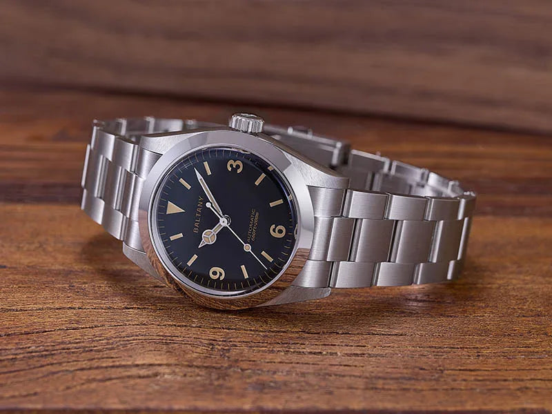 Baltany 36MM 1963 Explorer Watch Man S4066 Sapphire 200M Waterproof Stainless Steel Bracelect Vintage NH38 Auto Dress Watches