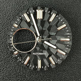 NH38 Watch Dial  man watch Custom logo dial green luminous suitable for NH38 movement watch accessories