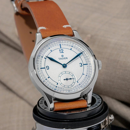 THORN Too1  quartz Sub Second Watch 37mm Case 3ATM AR Sapphire Pilot