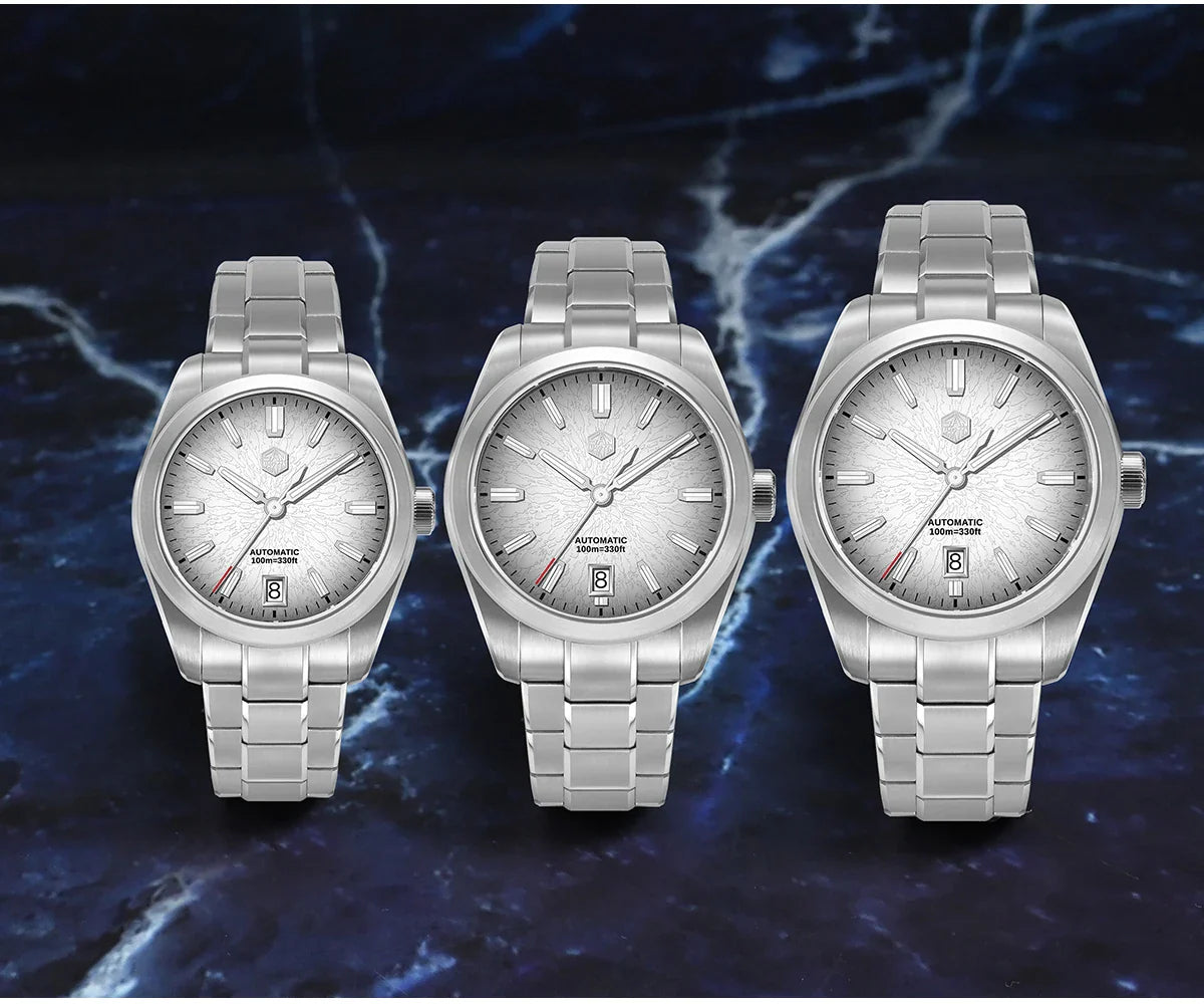 San Martin 36/39/42mm SN0144 JianZhan Dial Gada Watch Miyota 9015 Original Design Men Luxury Dress Automatic Mechanical Watches