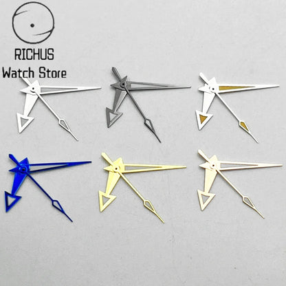 Arrow Watch Hands Silver/Blue/Gold Fit NH35 NH36 PT5000 ETA2836 2824 DG2813 3804 Miyota8215 8205 821A Movement Watch Accessories