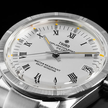 THORN T004 Dress Watcg PT5000 Automatic Domed Sapphire Luminous 10Bar 34MM