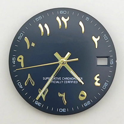 28.5mm watch dial Arabic NH35 dial S dial suitable for NH35 NH36 movement watch accessories repair tool