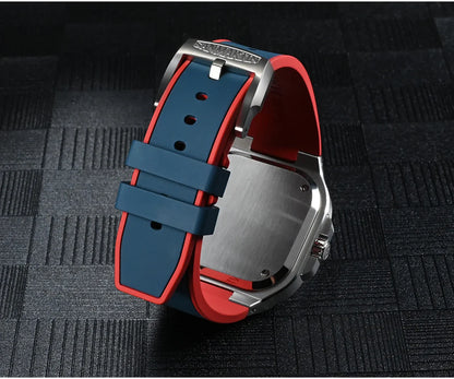 San Martin Square Watch SN0074G 40mm PT5000 Sw200  Automatic 10 Bar BGW-9 Lume