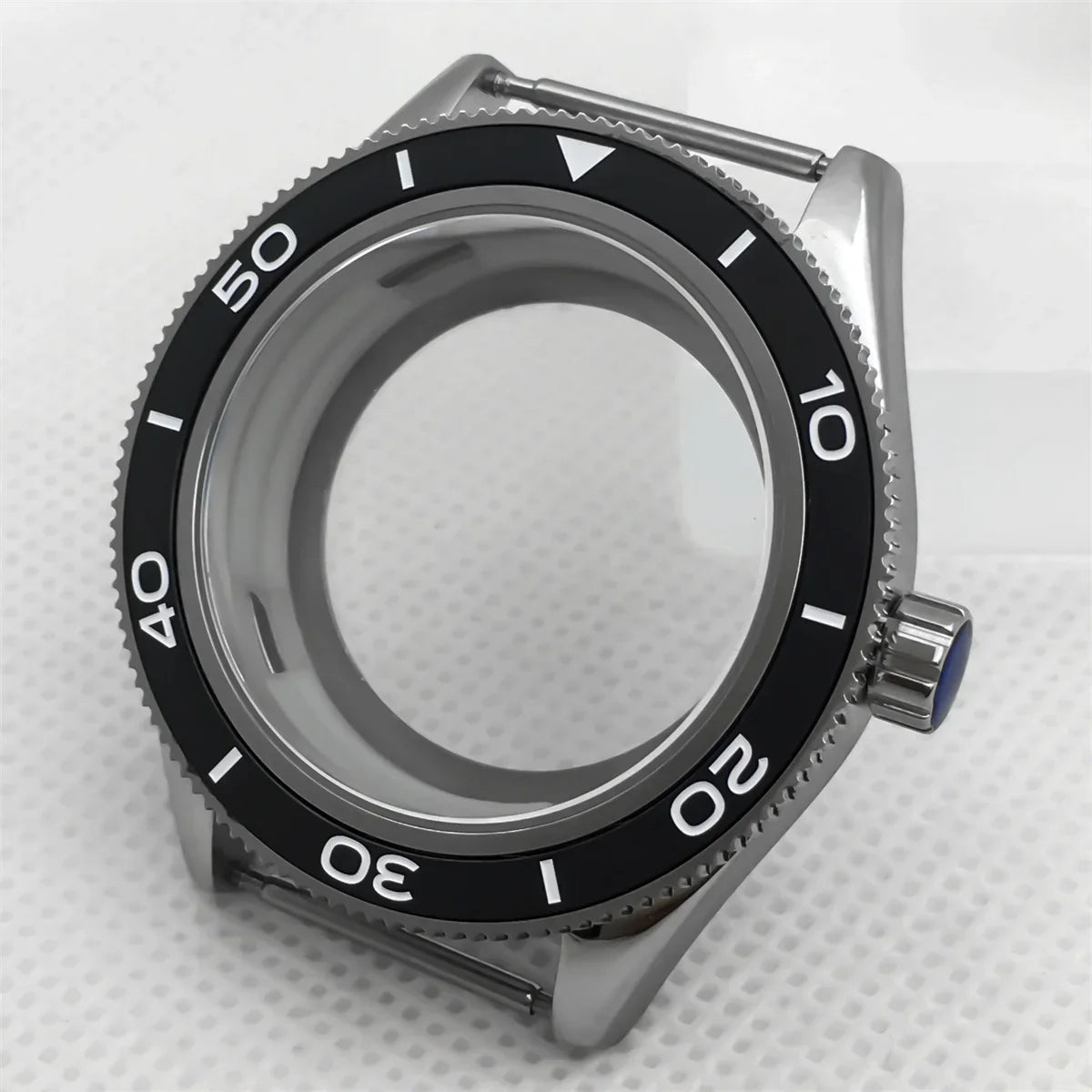 Fifty Fathom Case 41.5mm stainless steel case ceramic bezel sapphire glass with NH35 36 NH34 ETA2824 PT5000 movement watch replacementparts