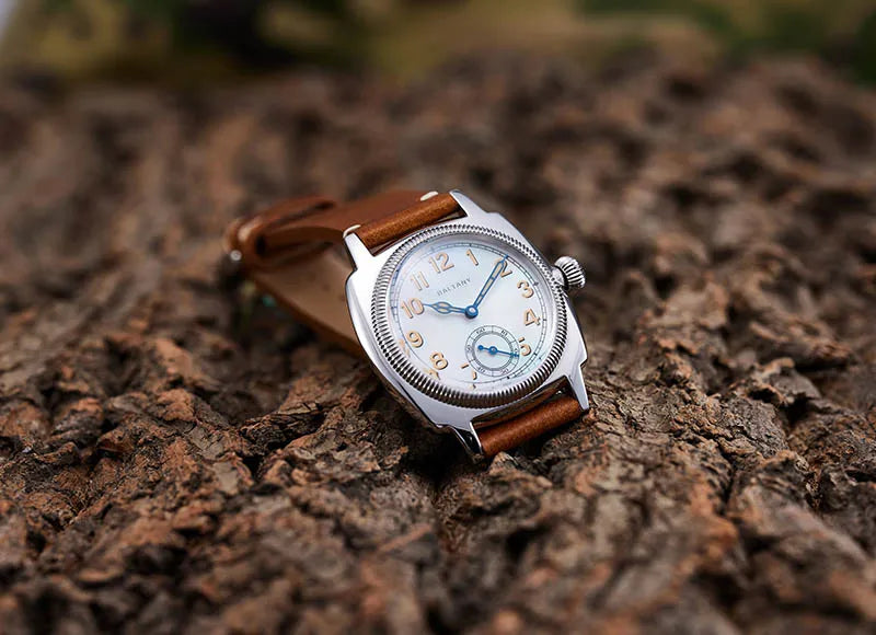 Baltany 1926 Vintage Dress Wristwatches S4036 Square Case Sub Seconds Luminou 20ATM Stainless Steel Automatic Mechanical Watches