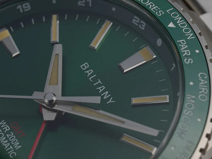 Baltany  S6083 GMT DIVE Watch 40MM Date NH34 Automatic Ceramic Bezel 20ATM Swiss lume AR Sapphier