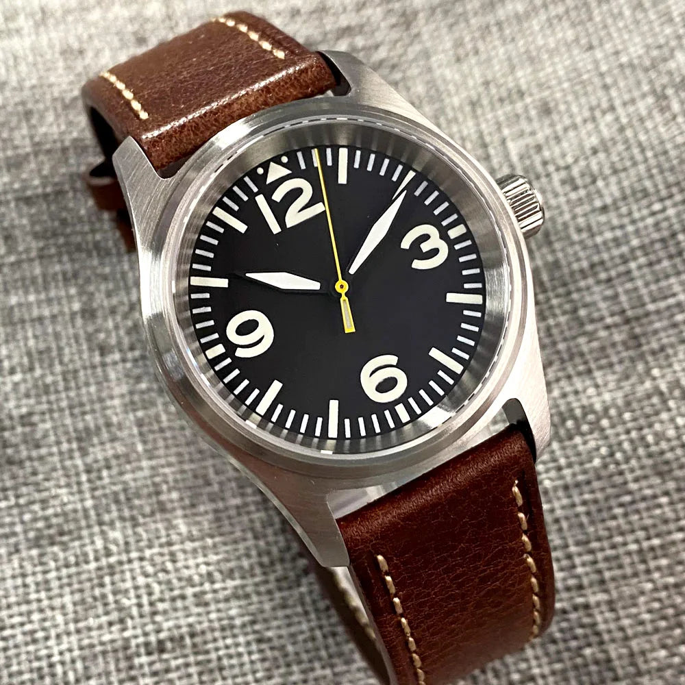 Tandorio pilot watch TD140S 36mm NH35A automatic sapphire 20bar
