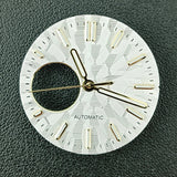 NH38 Watch Dial  man watch Custom logo dial green luminous suitable for NH38 movement watch accessories