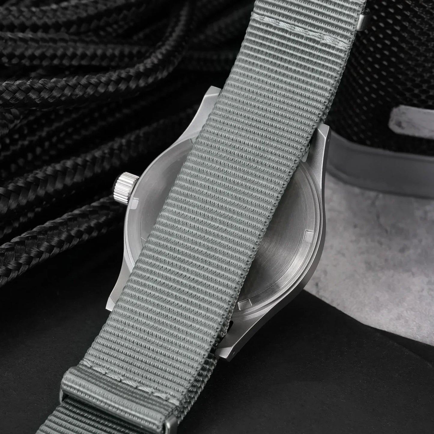 Militado ML12 Military Watch VH31 Quartz Domed Sapphire  C3 Luminous 38mm 10Bar