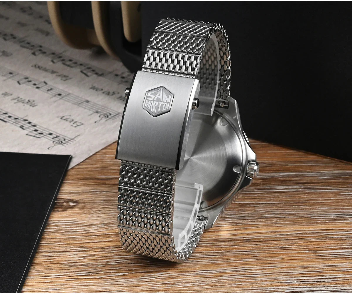 San Martin Diver SN0118G 40mm Original Design Fruit Series  NH35 Automatic 20Bar AR Sapphire BGW Luminous SN0118