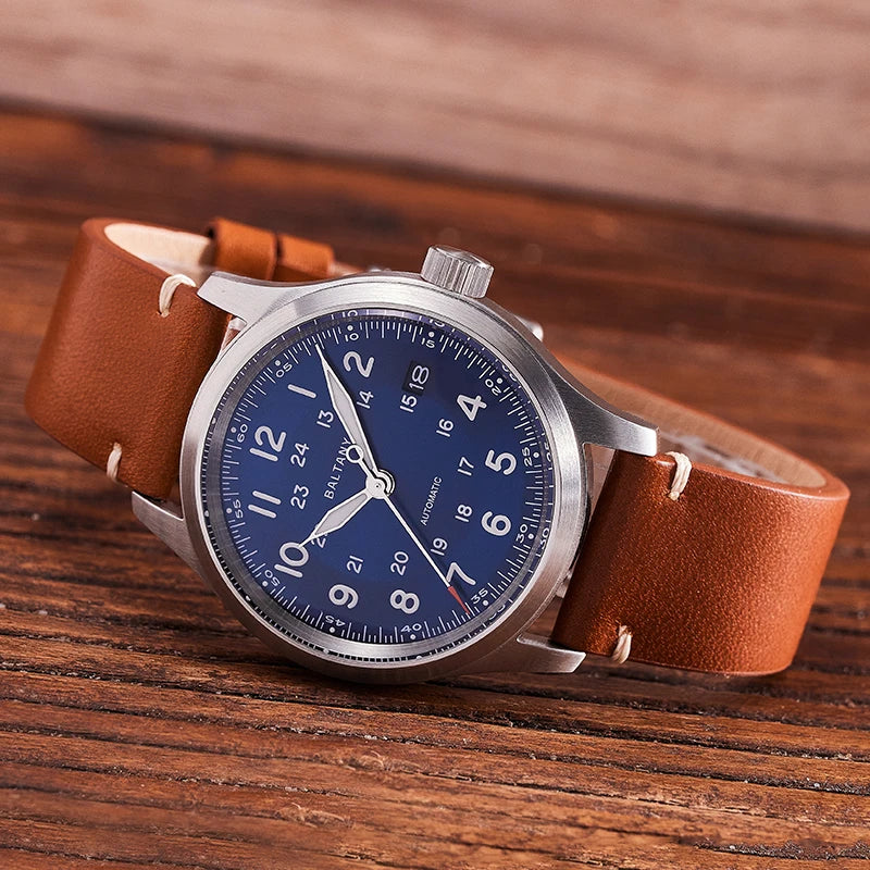 Field Watch WFP001 Customizable 10ATM Waterproof 39mm  NH35 Automatic Ar Sapphire Swiss lume