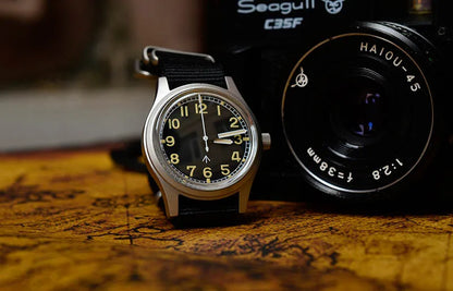 Custom logo available Baltany 36MM W10 Military Watch Man S2005 Waterproof Sterile Dial NH38 Automatic Ar Sapphire  10bar Swiss Lume