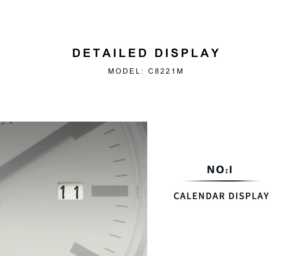 Cadisen C8221 Minimalist Watch Miyota 8215 AR Sapphire C3 Lume 40MM 5Bar