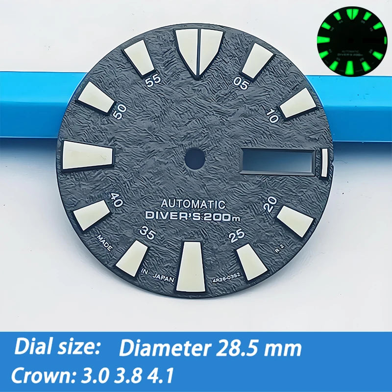 Watch Dial 28.5MM NH35 Dial Suitable For NH35 NH36 NH38 NH39 4R 6R Watch Modified Dial
