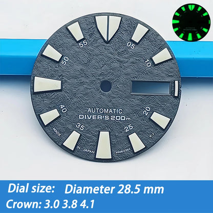 Watch Dial 28.5MM NH35 Dial Suitable For NH35 NH36 NH38 NH39 4R 6R Watch Modified Dial