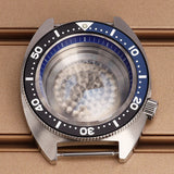 41mm Modified Turtle Watch Case Sapphire For Abalone/tuna mouth 6105 Captain Willard TMI NH35 NH36 NH38 4R Movement Stainless Steel Watch Accessories