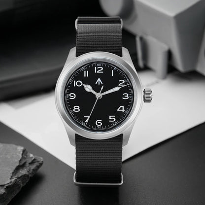 Militado ML08 Military Watch VH31 Quartz Movement Double Sapphire C3 BGW9 Luminous 10Bar Explorer