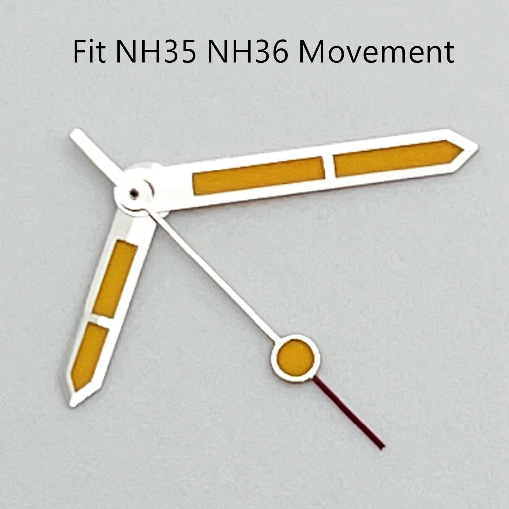 NH35 Hands Silver Watch Hands Fit NH35 NH36 PT5000 ETA2836 2824 DG2813 3804 Miyota8215 8205 821A Movement Watch Accessories