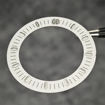 31mm Watch Dial Hollowed Out Surface Green Luminous Watch Faces Accessories Repair Parts NH70／NH35 / NH36 Movement