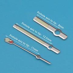 Watch Hands Size 8mm*12.5mm*11mm Green Luminous Hands for Caliber 7s36 4R36 NH35 NH36 Silver Hands Green Luminous Hands