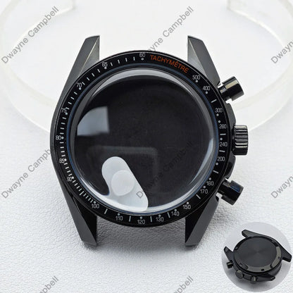 39.7mm Men's watches metal case FIT VK63 movement case watch accessories watch parts Fits 20mm strap Watch Box