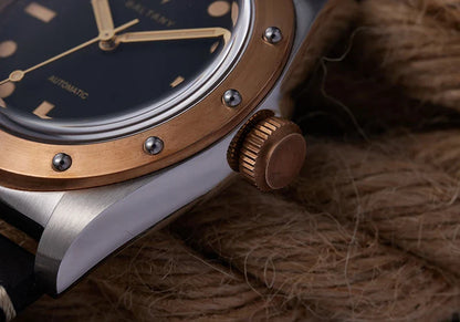 Baltany Bronze Bezel Watch S4030 NH38 20Bar Sailing Diver AR Sapphire 40MM Diver